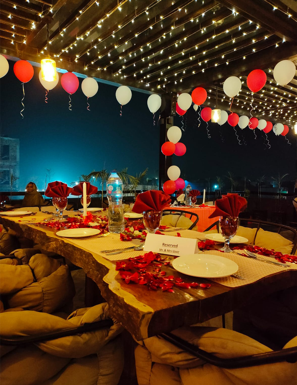 Restaurant dining interior