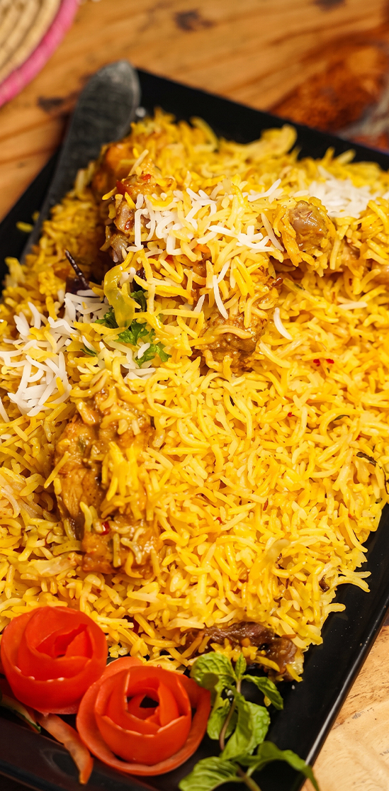 Chef preparing a dish