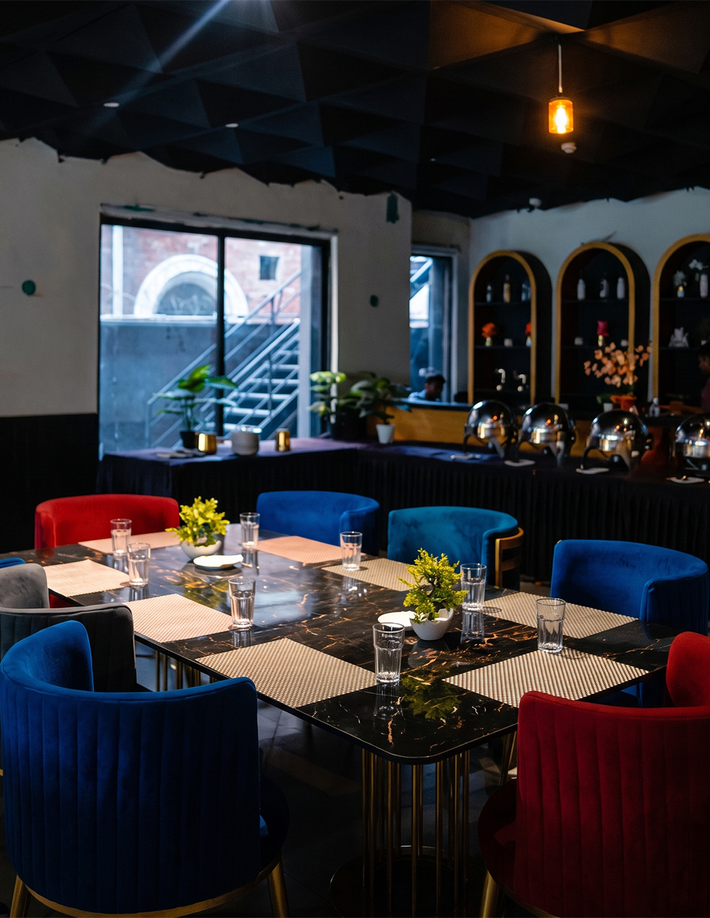 Restaurant dining interior